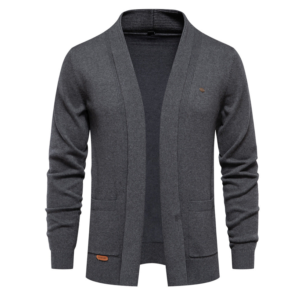 Cardigan homme col châle