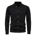 Cardigan homme col montant boutonné