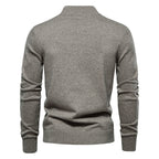 Cardigan homme col montant boutonné