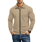 Cardigan homme texturé à col classique