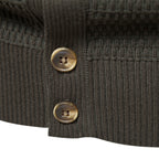 Cardigan homme texturé col montant