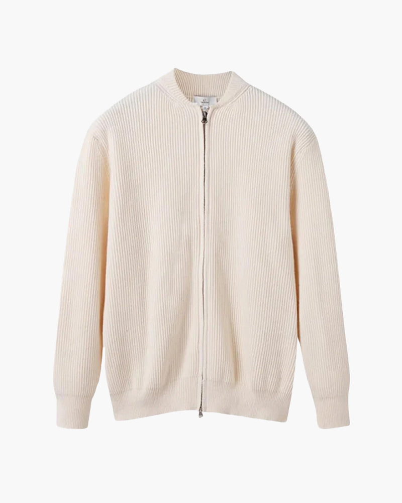 Cardigan zippé en maille pour homme