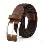 Ceinture homme tressée ajustable