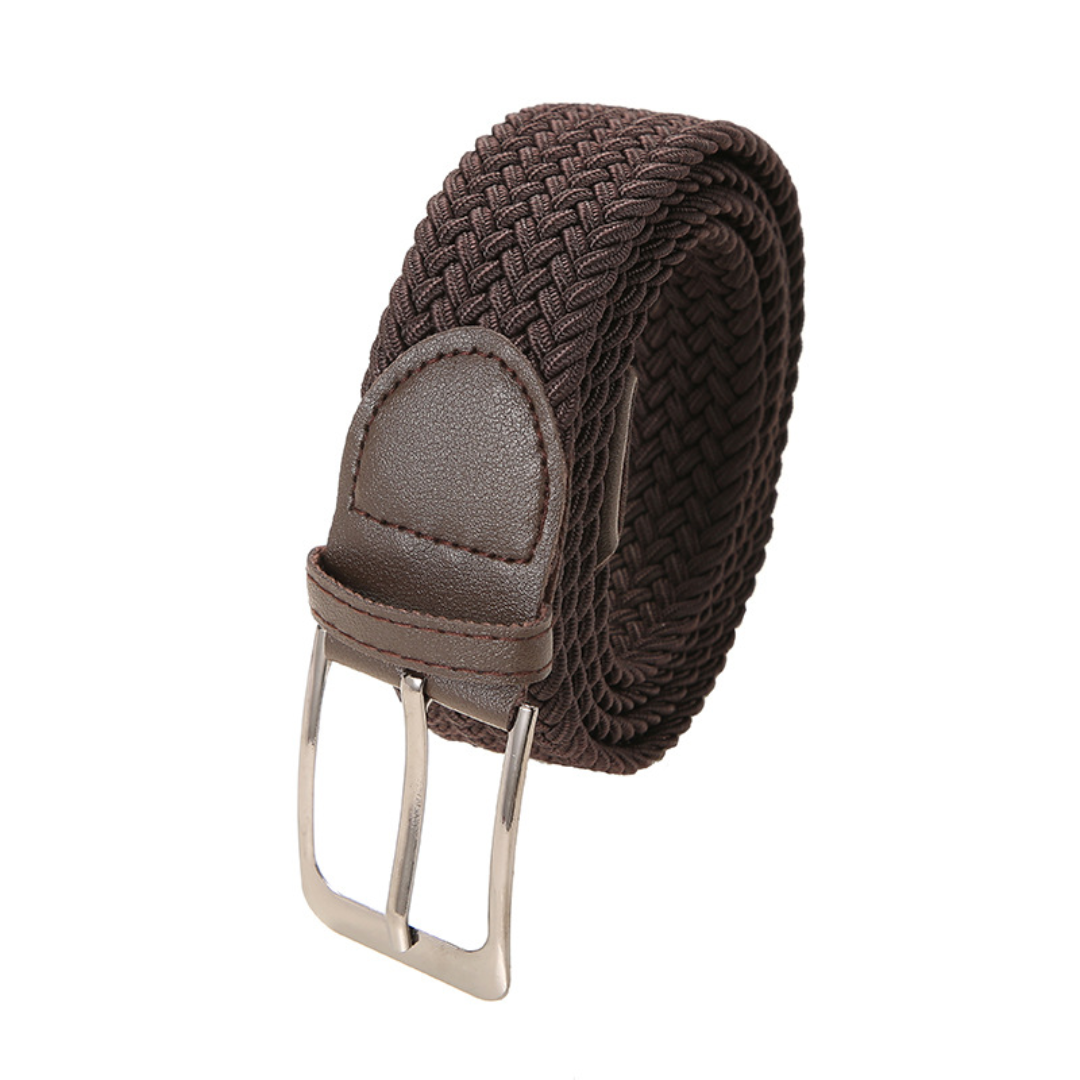 Ceinture homme tressée extensible