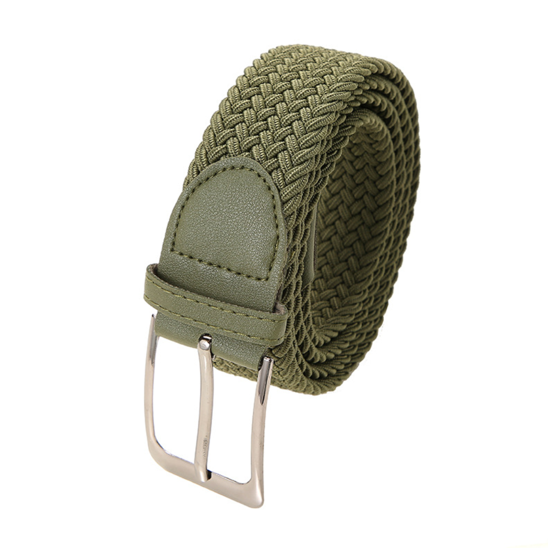 Ceinture homme tressée extensible