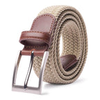 Ceinture tressée pour homme
