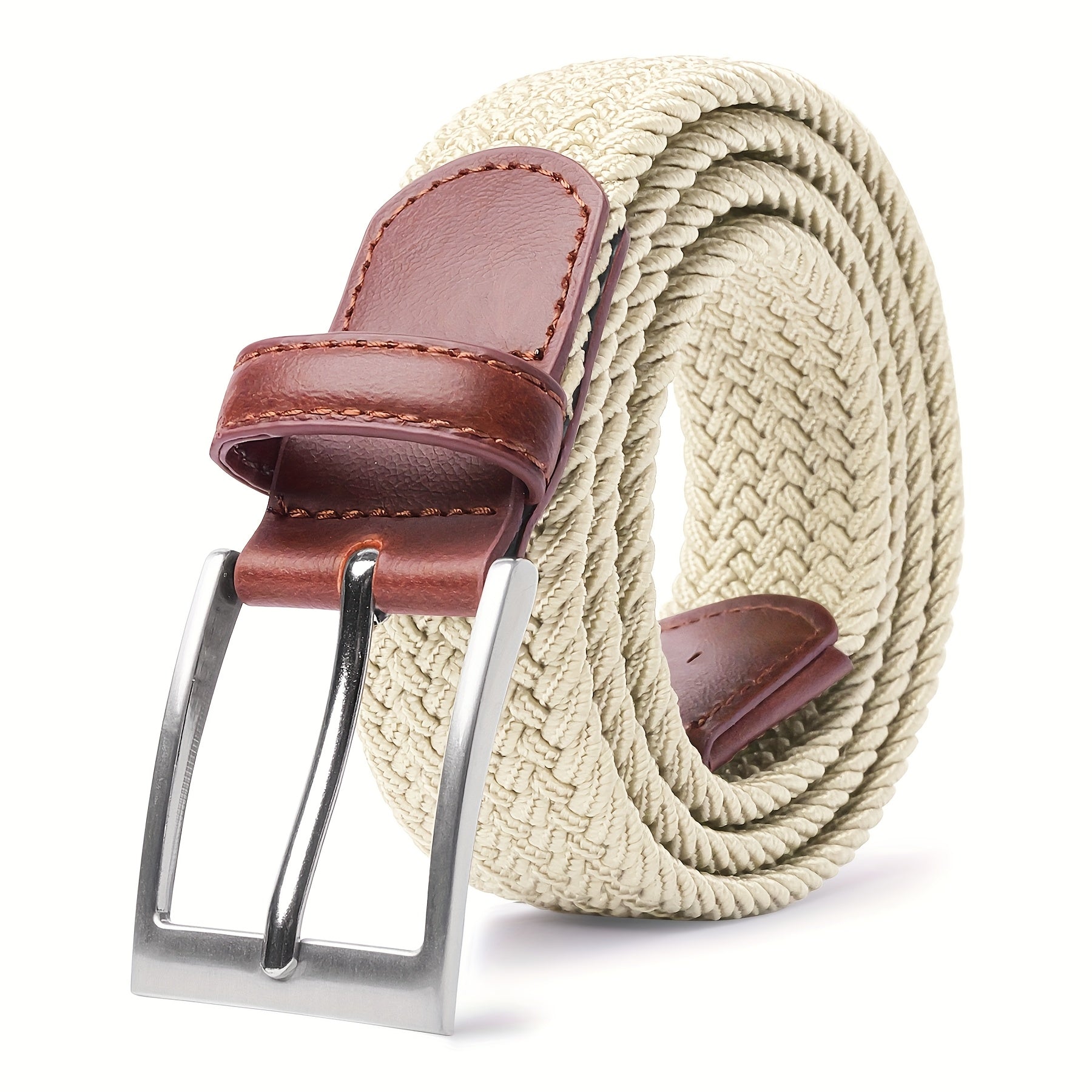 Ceinture tressée pour homme