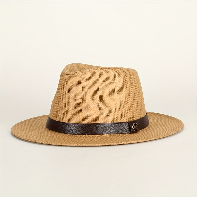 Chapeau fedora homme à large bord