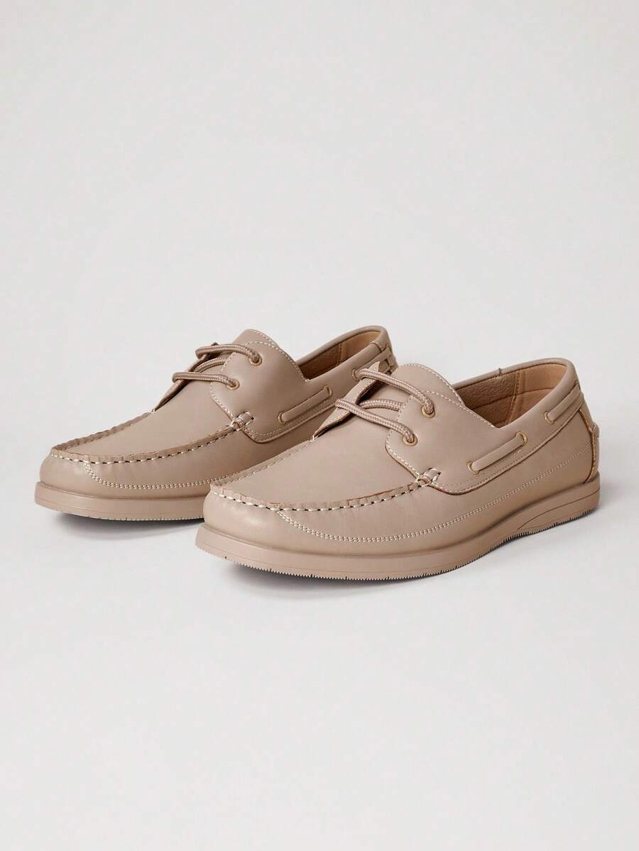 Chaussures bateau homme à passants latéraux