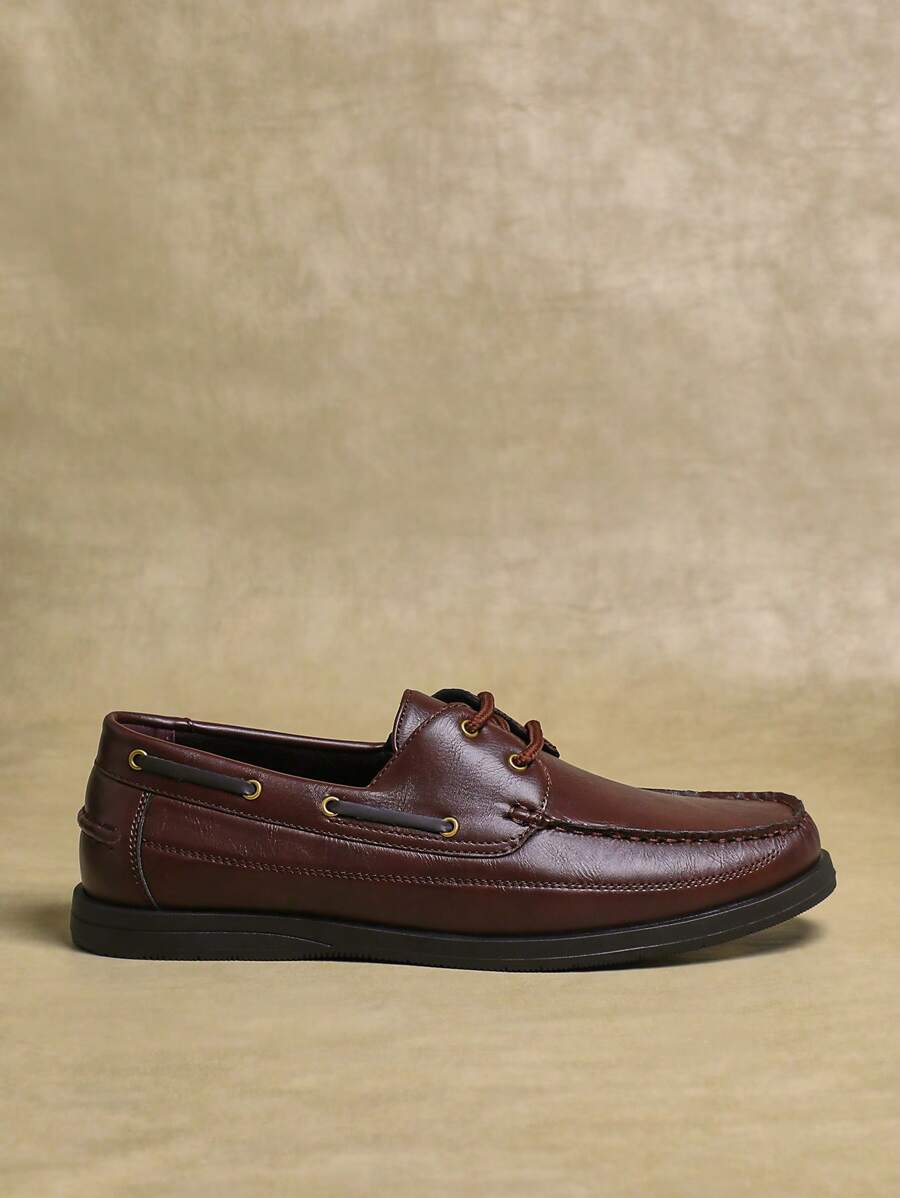 Chaussures bateau homme à passants latéraux