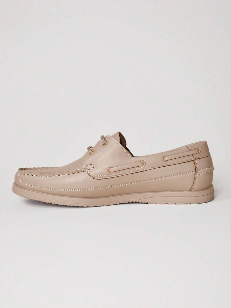 Chaussures bateau homme à passants latéraux