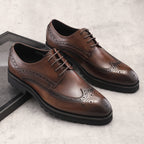 Chaussures Derby Brogue pour homme