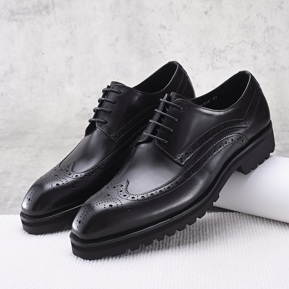 Chaussures Derby Brogue pour homme
