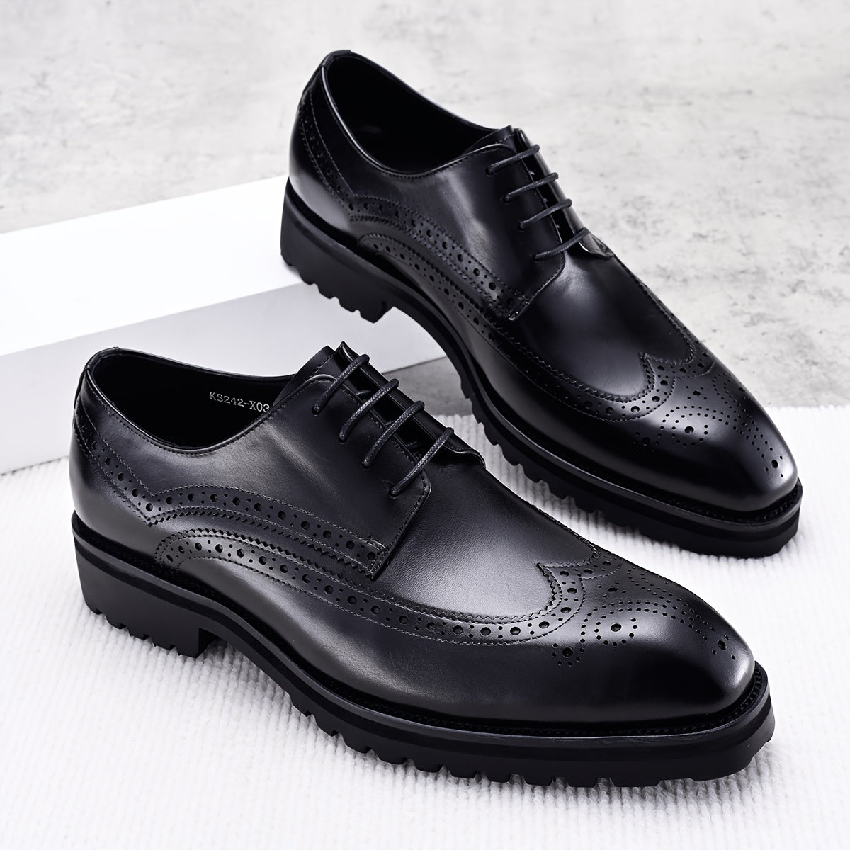 Chaussures Derby Brogue pour homme