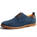 Chaussures Derby homme en suède à lacets