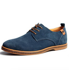 Chaussures Derby homme en suède à lacets