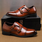 Chaussures habillées homme à double boucle
