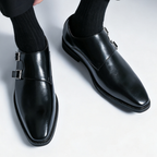 Chaussures homme à double boucle