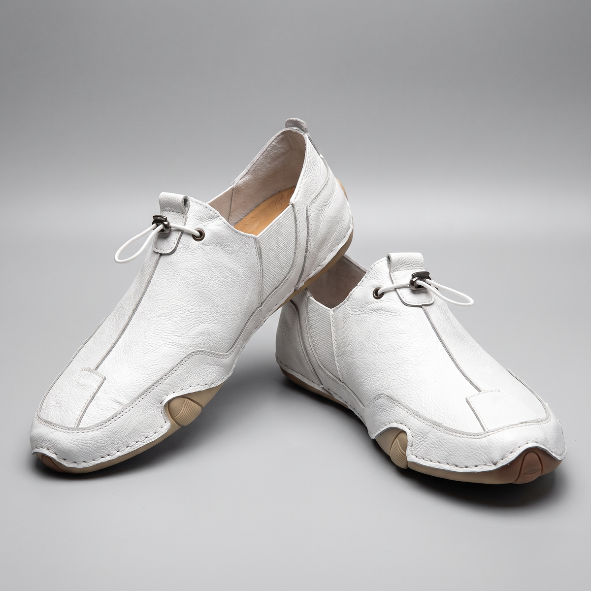 Chaussures homme à enfiler avec élastiques