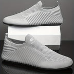 Chaussures homme à enfiler en maille tricotée