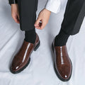 Chaussures homme perforées