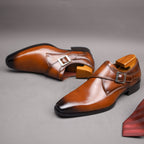 Chaussures Monk Strap à boucle pour homme
