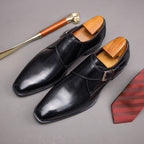 Chaussures Monk Strap à boucle pour homme