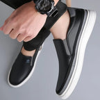 Chaussures sans lacets pour homme avec côtés élastiques