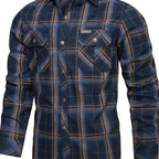 Chemise à carreaux pour homme
