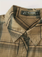 Chemise à carreaux pour homme