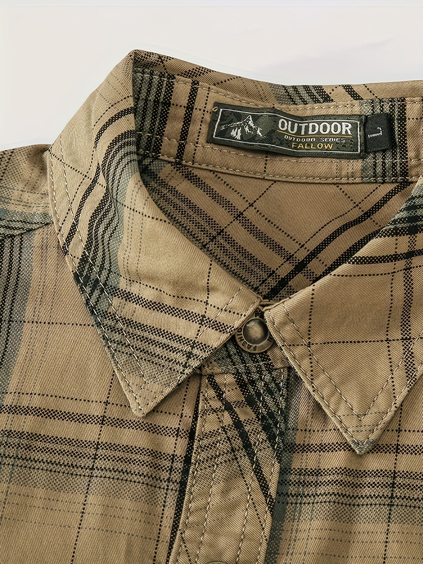 Chemise à carreaux pour homme