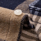 Chemise homme à carreaux col boutonné