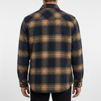 Chemise homme à carreaux col boutonné