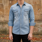 Chemise homme à col classique