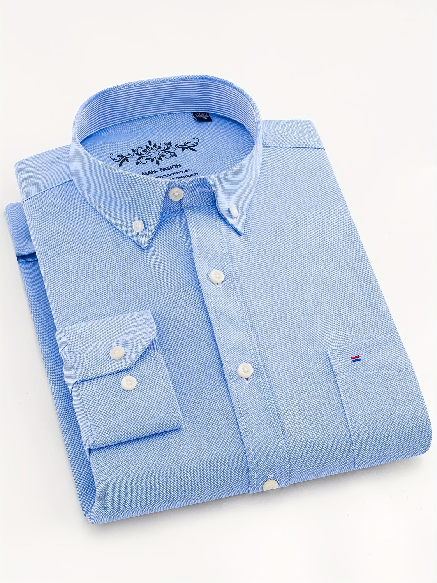 Chemise Homme à Col Montant