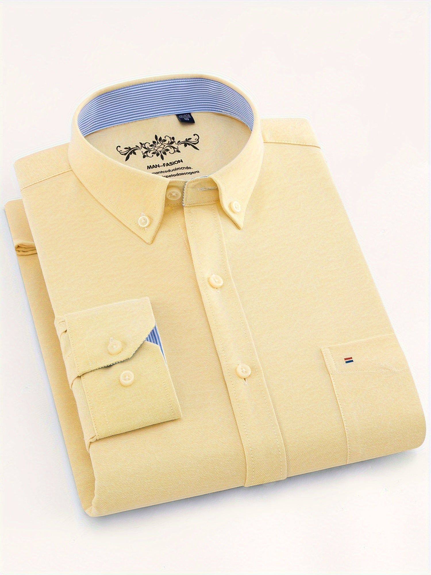 Chemise Homme à Col Montant