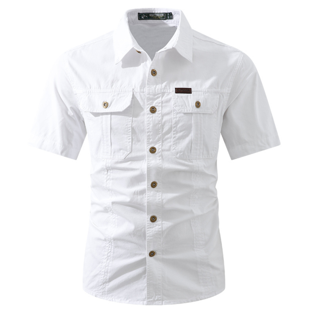Chemise homme à double poche