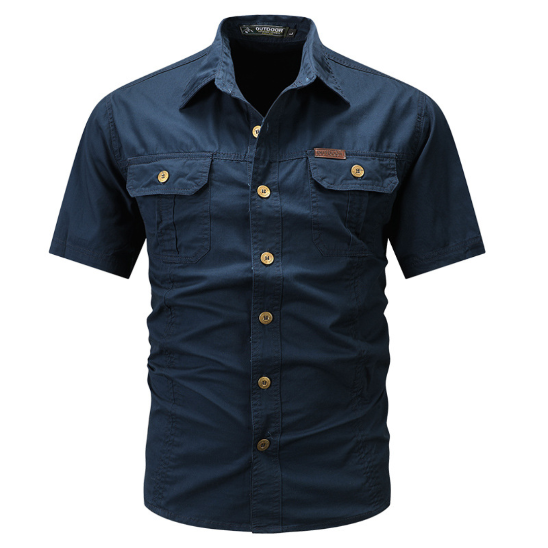 Chemise homme à double poche