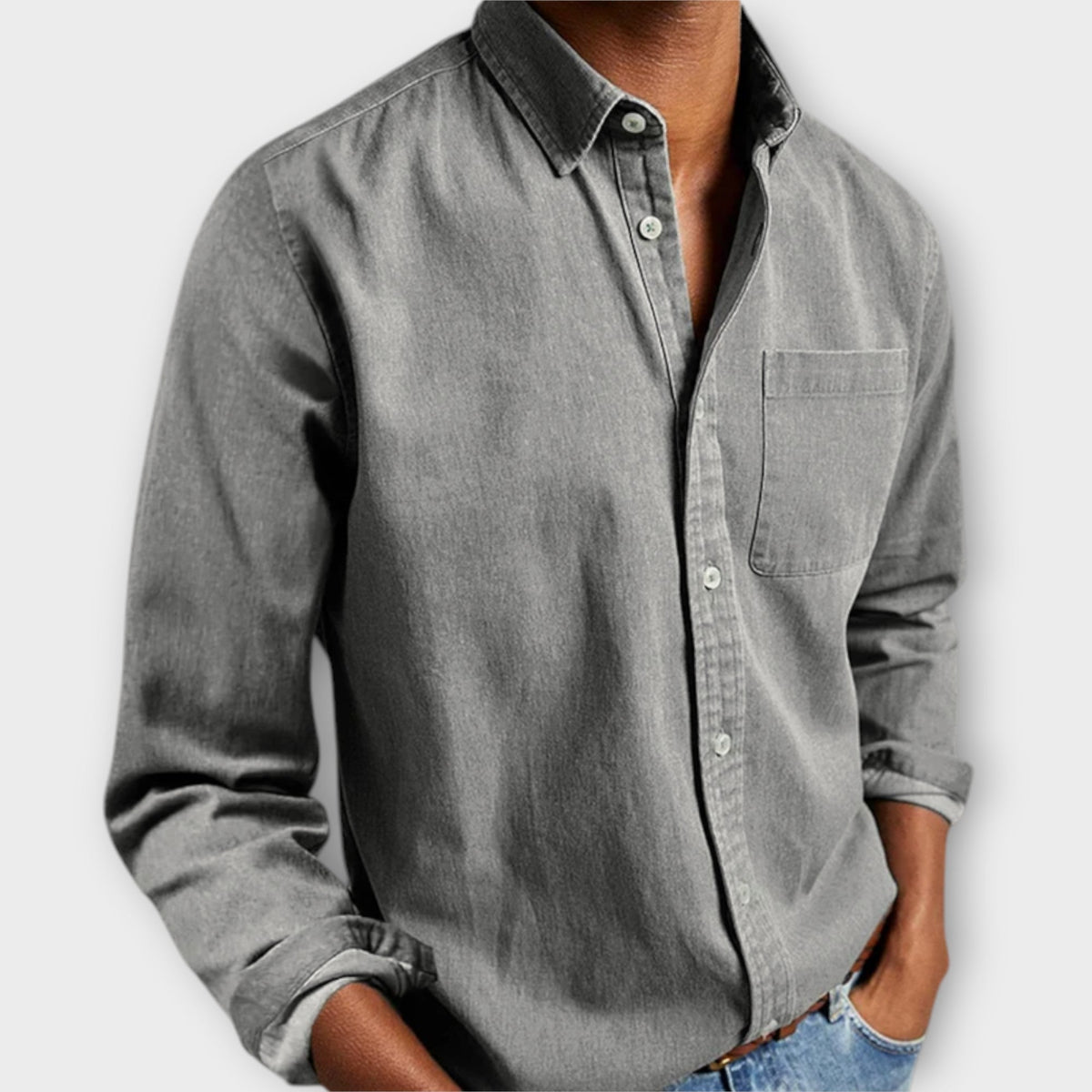 Chemise homme à manches longues