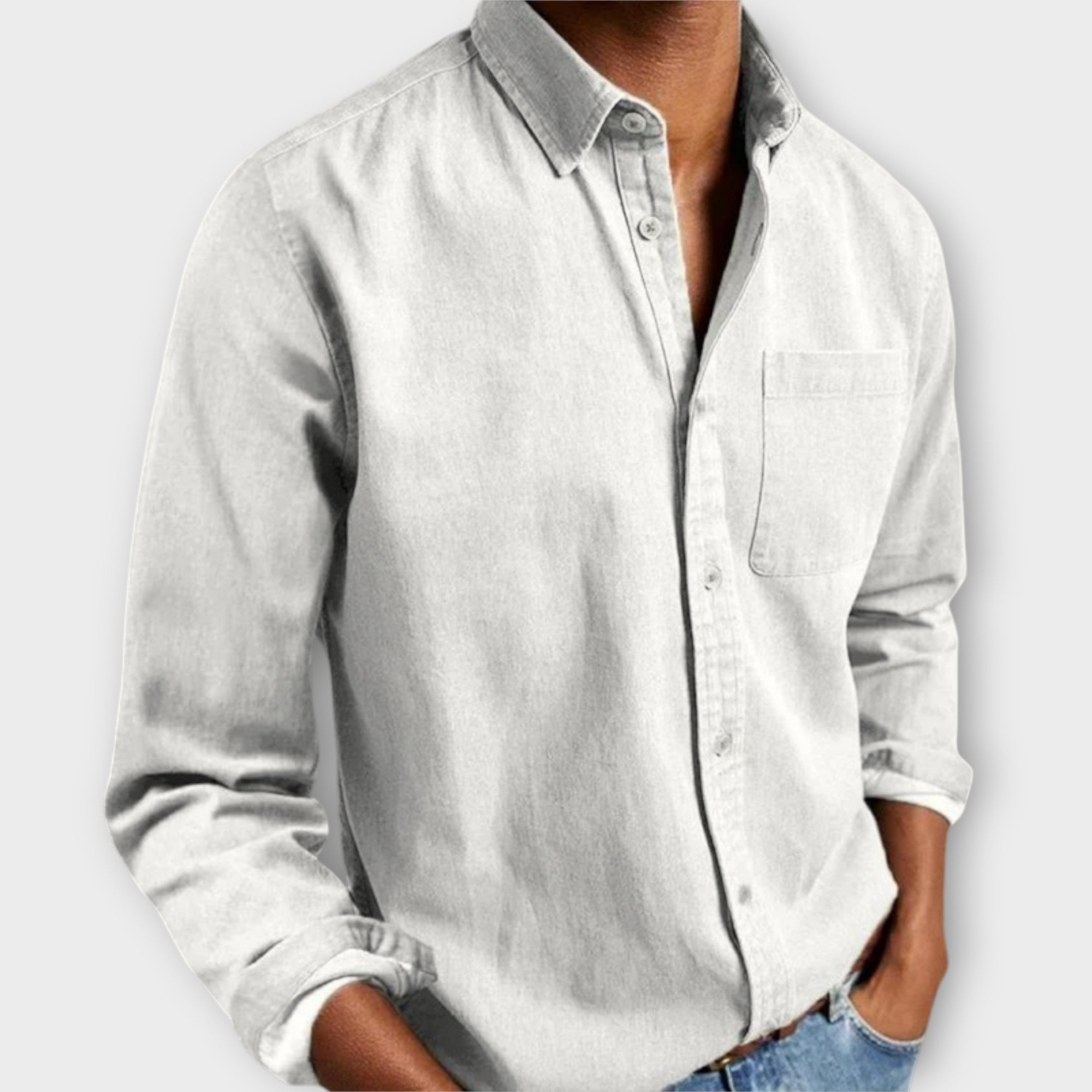 Chemise homme à manches longues