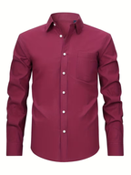 Chemise homme à poche poitrine