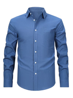 Chemise homme à poche poitrine