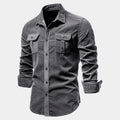 Chemise homme à poches boutonnée