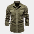 Chemise homme à poches boutonnée