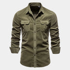 Chemise homme à poches boutonnée