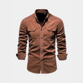 Chemise homme à poches boutonnée