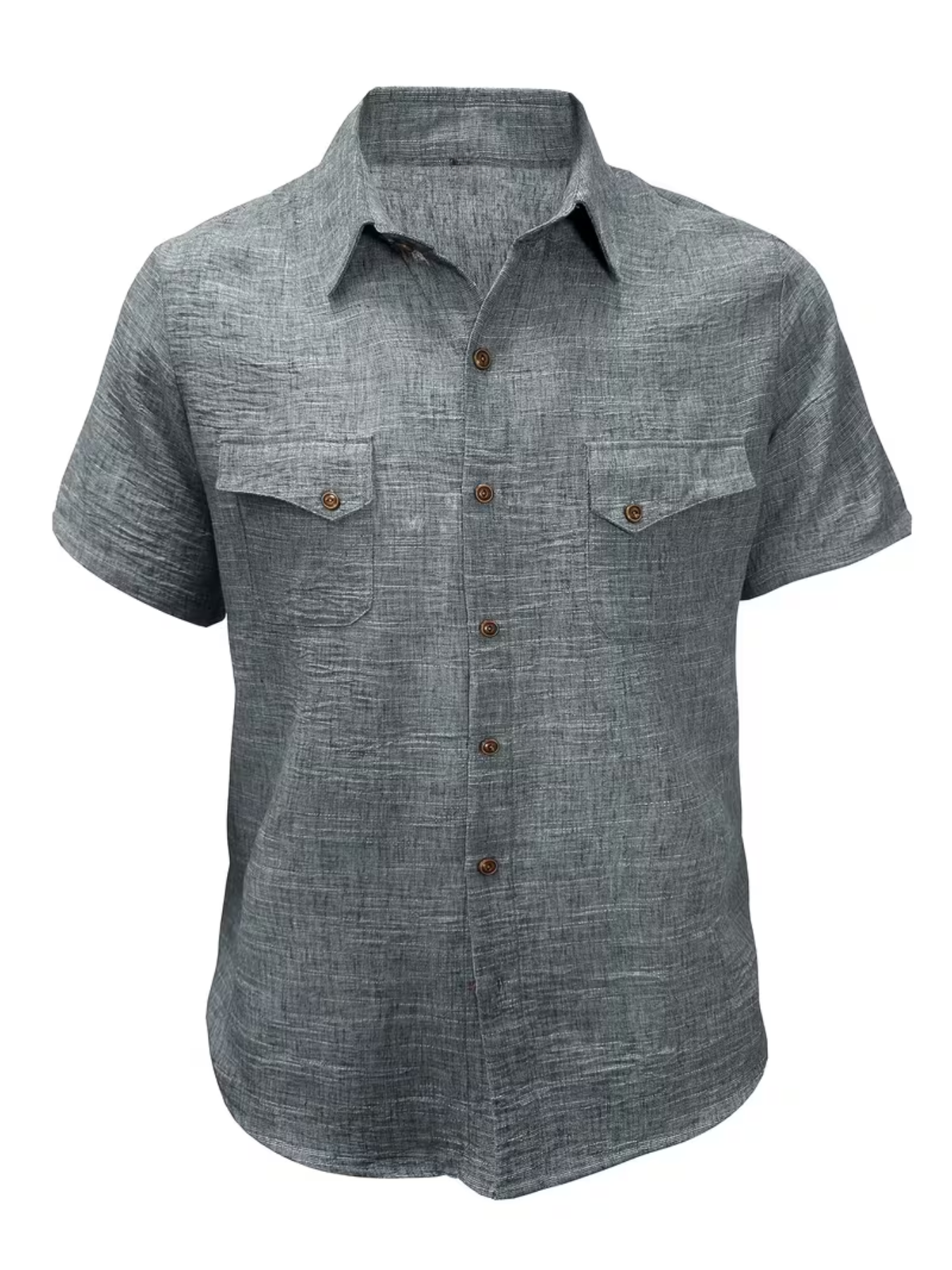 Chemise homme à poches boutonnées