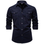 Chemise homme à poches poitrine