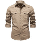 Chemise homme à poches poitrine