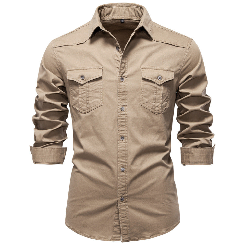 Chemise homme à poches poitrine